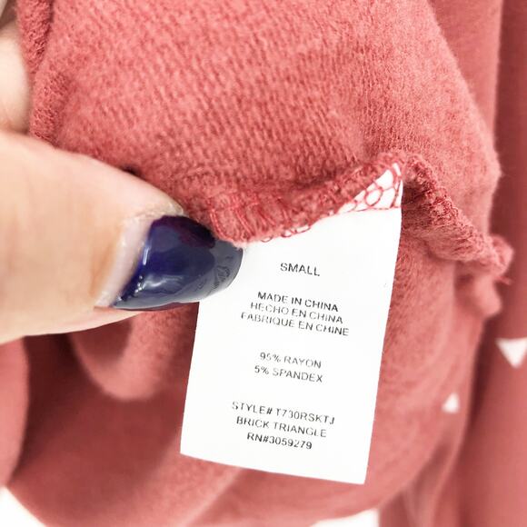 Thread + Supply Womens Pullover Sweatshirt Small Stretch Crew Neck Long Sleeve - Picture 7 of 8